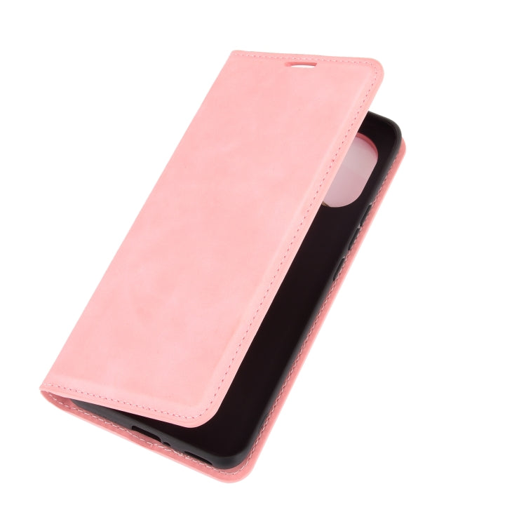 For Xiaomi Mi 11 Retro-skin Business Magnetic Suction Leather Case with Holder & Card Slots & Wallet