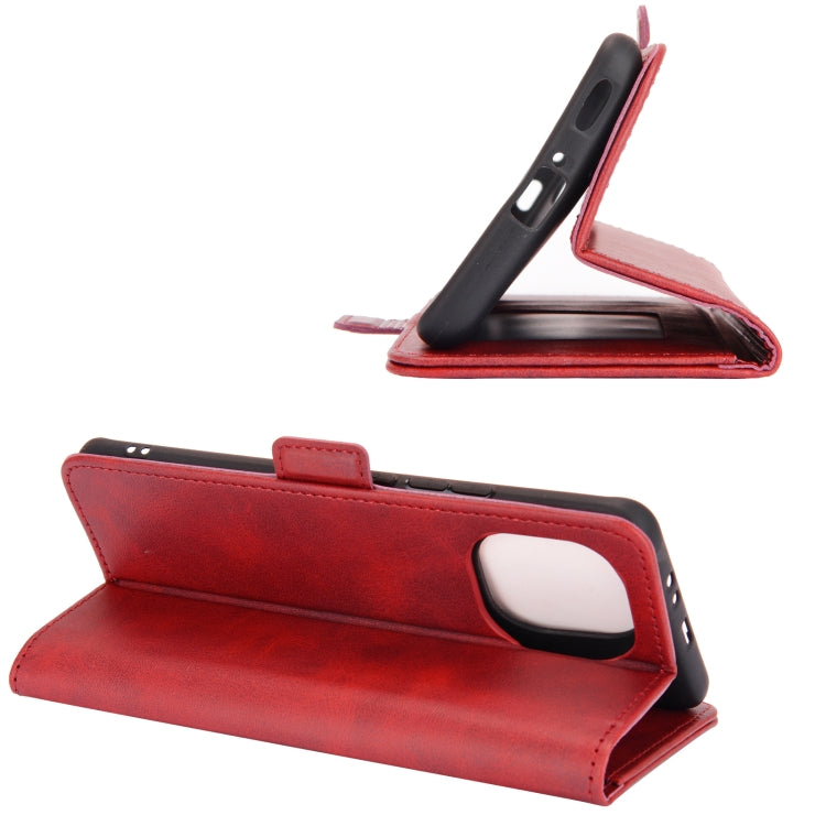 For Xiaomi Mi 11 Dual-side Magnetic Buckle Horizontal Flip Leather Case with Holder & Card Slots & Wallet