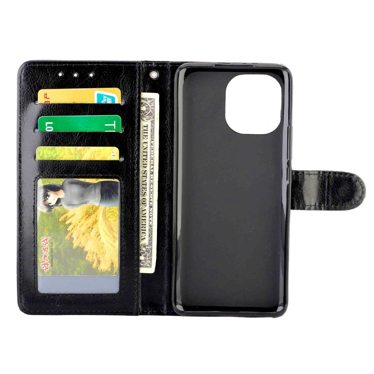 For Samsung Galaxy A52 5G / 4G Crazy Horse Texture Leather Horizontal Flip Protective Case with Holder & Card Slots & Wallet & Photo Frame