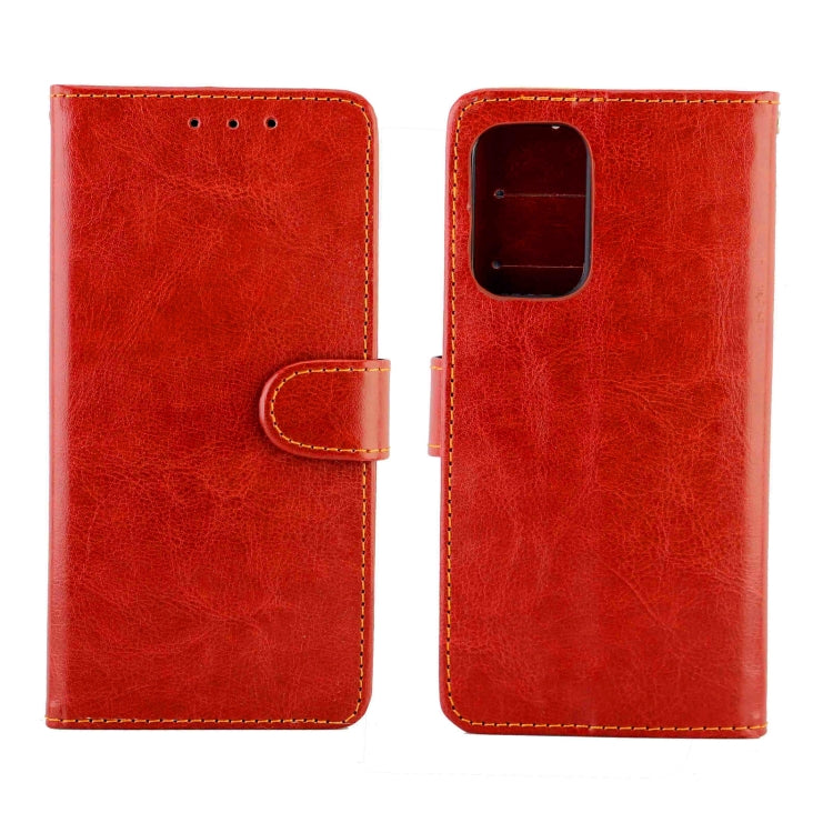 For Samsung Galaxy A72 5G / 4G Crazy Horse Texture Leather Horizontal Flip Protective Case with Holder & Card Slots & Wallet & Photo Frame