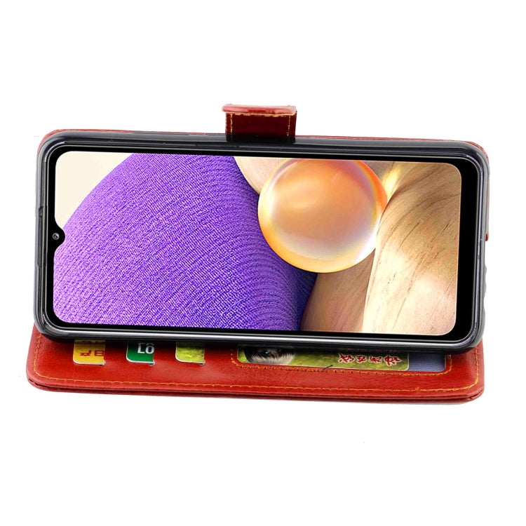For Samsung Galaxy A32 5G Crazy Horse Texture Leather Horizontal Flip Protective Case with Holder & Card Slots & Wallet & Photo Frame
