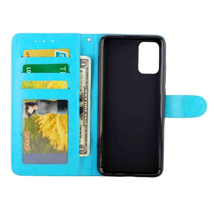 For Samsung Galaxy A32 5G Crazy Horse Texture Leather Horizontal Flip Protective Case with Holder & Card Slots & Wallet & Photo Frame