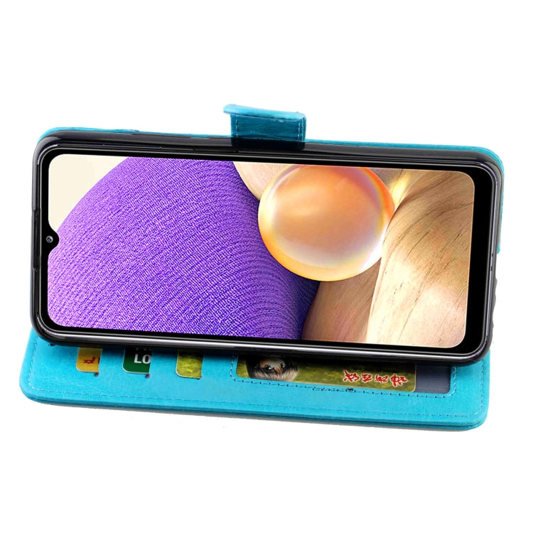 For Samsung Galaxy A32 5G Crazy Horse Texture Leather Horizontal Flip Protective Case with Holder & Card Slots & Wallet & Photo Frame