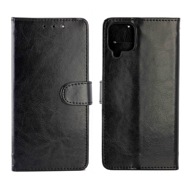 For Samsung Galaxy A12 5G Crazy Horse Texture Leather Horizontal Flip Protective Case with Holder & Card Slots & Wallet & Photo Frame