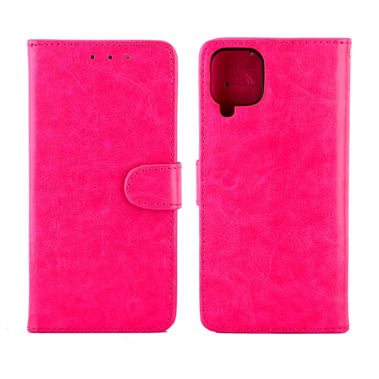 For Samsung Galaxy A12 5G Crazy Horse Texture Leather Horizontal Flip Protective Case with Holder & Card Slots & Wallet & Photo Frame