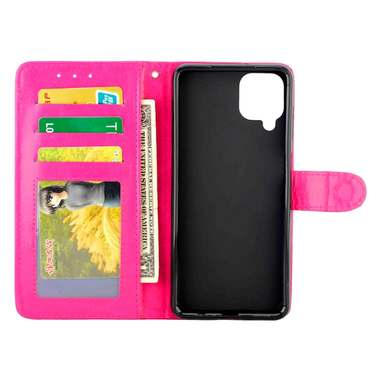For Samsung Galaxy A12 5G Crazy Horse Texture Leather Horizontal Flip Protective Case with Holder & Card Slots & Wallet & Photo Frame
