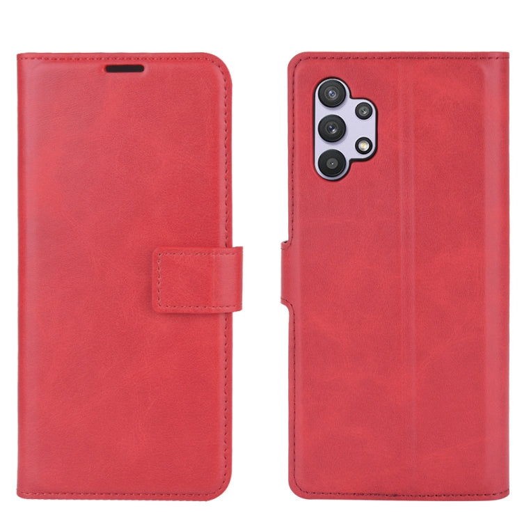 For Samsung Galaxy A32 4G Retro Calf Pattern Buckle Horizontal Flip Leather Case with Holder & Card Slots & Wallet
