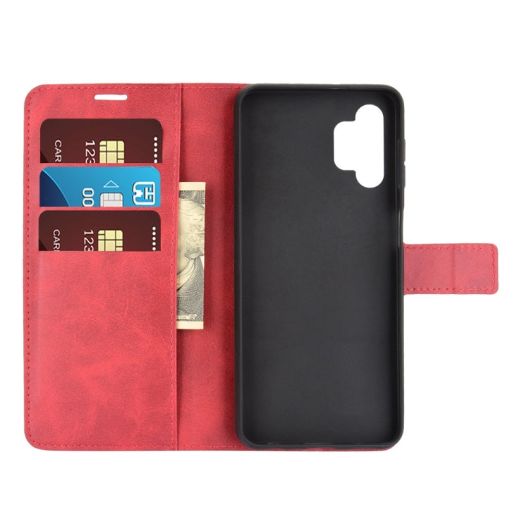 For Samsung Galaxy A32 4G Retro Calf Pattern Buckle Horizontal Flip Leather Case with Holder & Card Slots & Wallet
