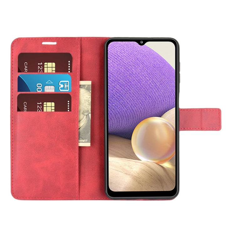For Samsung Galaxy A32 4G Retro Calf Pattern Buckle Horizontal Flip Leather Case with Holder & Card Slots & Wallet