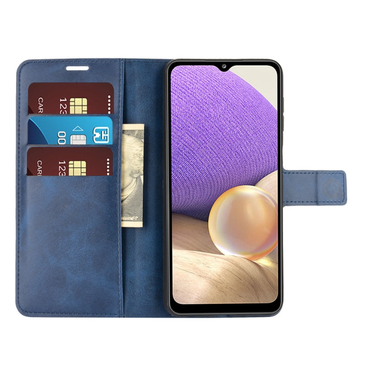 For Samsung Galaxy A32 4G Retro Calf Pattern Buckle Horizontal Flip Leather Case with Holder & Card Slots & Wallet