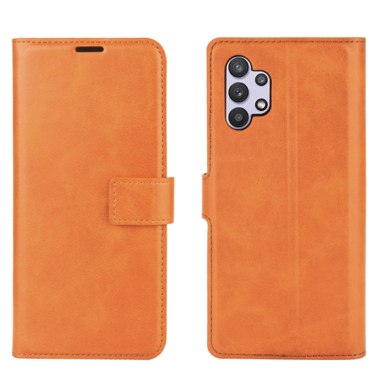 For Samsung Galaxy A32 4G Retro Calf Pattern Buckle Horizontal Flip Leather Case with Holder & Card Slots & Wallet