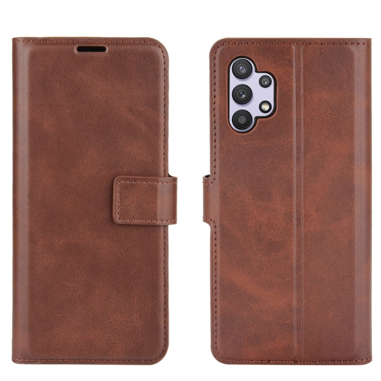 For Samsung Galaxy A32 4G Retro Calf Pattern Buckle Horizontal Flip Leather Case with Holder & Card Slots & Wallet
