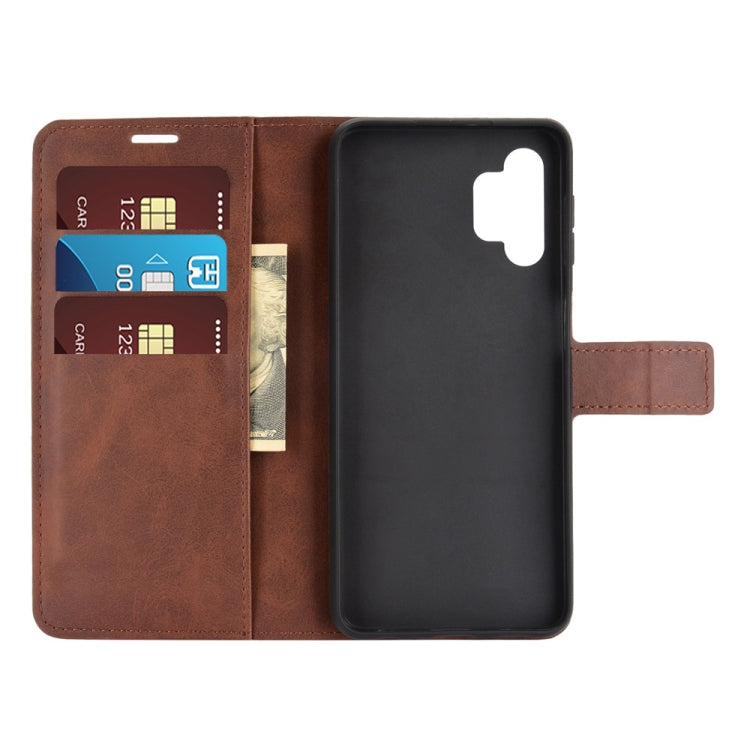 For Samsung Galaxy A32 4G Retro Calf Pattern Buckle Horizontal Flip Leather Case with Holder & Card Slots & Wallet