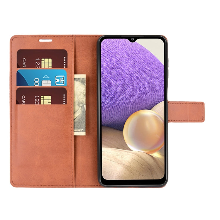 For Samsung Galaxy A32 4G Retro Calf Pattern Buckle Horizontal Flip Leather Case with Holder & Card Slots & Wallet