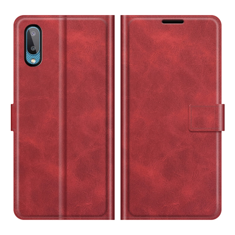 For Samsung Galaxy A02 Retro Calf Pattern Buckle Horizontal Flip Leather Case with Holder & Card Slots & Wallet