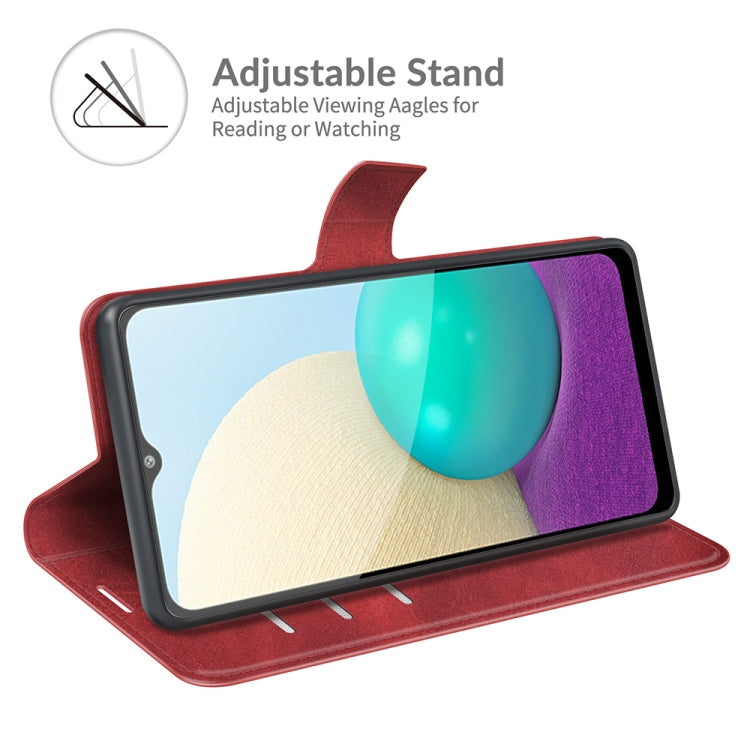 For Samsung Galaxy A02 Retro Calf Pattern Buckle Horizontal Flip Leather Case with Holder & Card Slots & Wallet