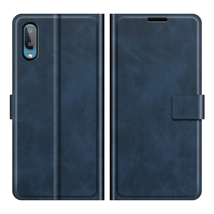 For Samsung Galaxy A02 Retro Calf Pattern Buckle Horizontal Flip Leather Case with Holder & Card Slots & Wallet