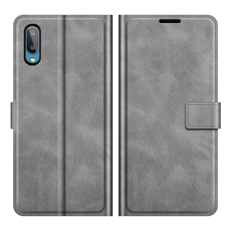 For Samsung Galaxy A02 Retro Calf Pattern Buckle Horizontal Flip Leather Case with Holder & Card Slots & Wallet