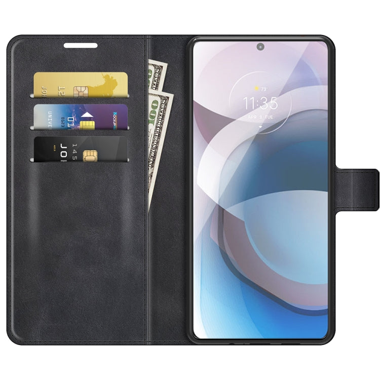 For Motorola One 5G Ace Retro Calf Pattern Buckle Horizontal Flip Leather Case with Holder & Card Slots & Wallet