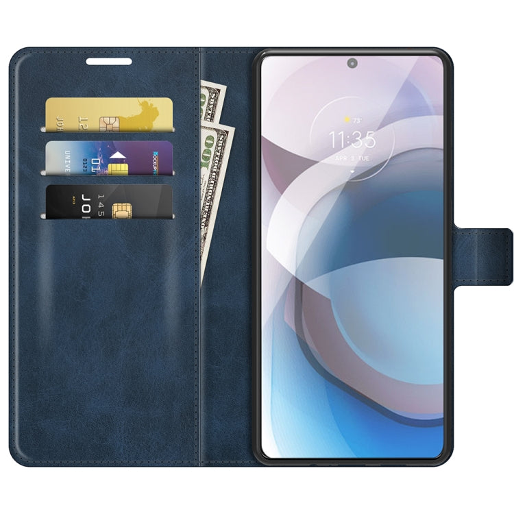 For Motorola One 5G Ace Retro Calf Pattern Buckle Horizontal Flip Leather Case with Holder & Card Slots & Wallet