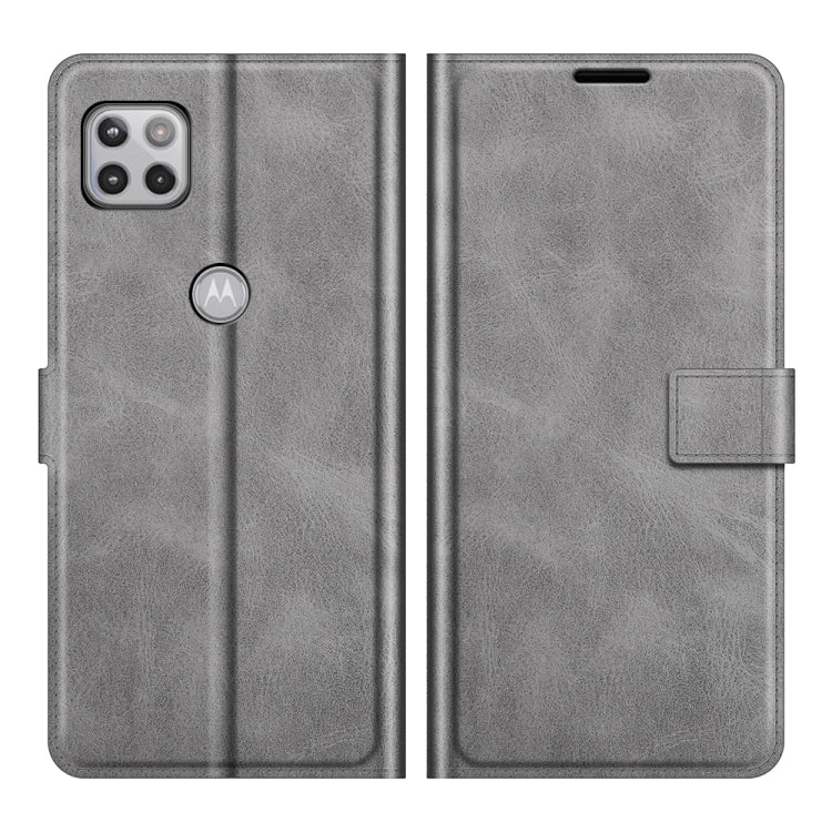 For Motorola One 5G Ace Retro Calf Pattern Buckle Horizontal Flip Leather Case with Holder & Card Slots & Wallet