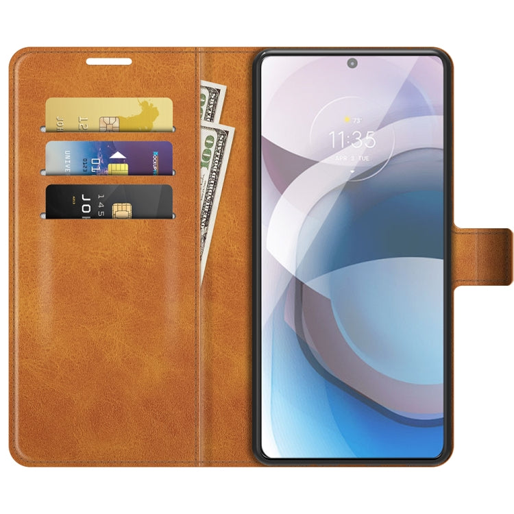 For Motorola One 5G Ace Retro Calf Pattern Buckle Horizontal Flip Leather Case with Holder & Card Slots & Wallet