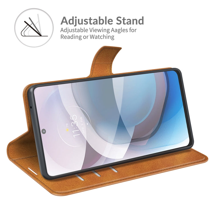 For Motorola One 5G Ace Retro Calf Pattern Buckle Horizontal Flip Leather Case with Holder & Card Slots & Wallet