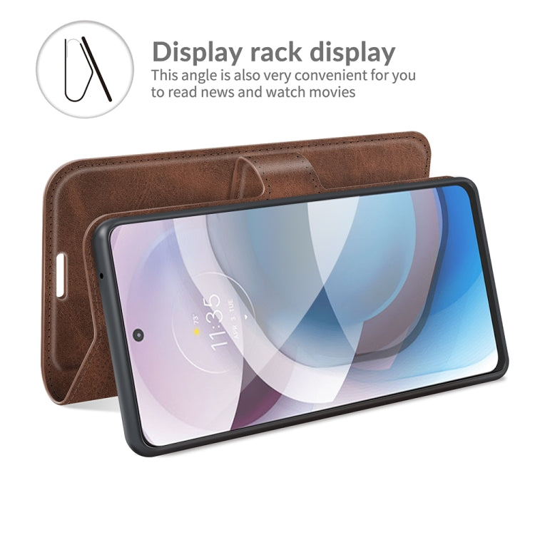 For Motorola One 5G Ace Retro Calf Pattern Buckle Horizontal Flip Leather Case with Holder & Card Slots & Wallet