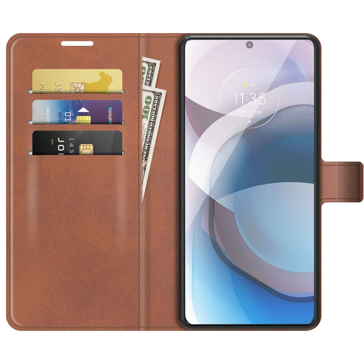 For Motorola One 5G Ace Retro Calf Pattern Buckle Horizontal Flip Leather Case with Holder & Card Slots & Wallet