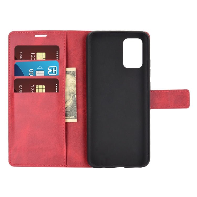 For Samsung Galaxy A02s (EU Version) Retro Calf Pattern Buckle Horizontal Flip Leather Case with Holder & Card Slots & Wallet