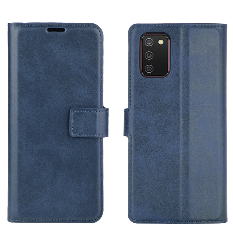 For Samsung Galaxy A02s (EU Version) Retro Calf Pattern Buckle Horizontal Flip Leather Case with Holder & Card Slots & Wallet
