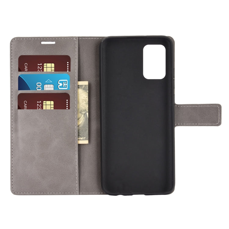 For Samsung Galaxy A02s (EU Version) Retro Calf Pattern Buckle Horizontal Flip Leather Case with Holder & Card Slots & Wallet