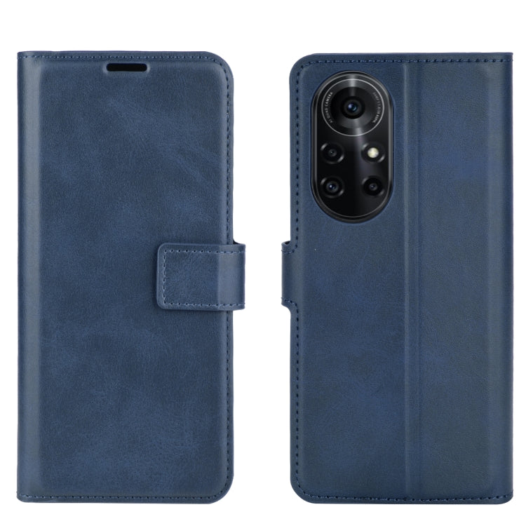 For Huawei Nova 8 Pro 5G Retro Calf Pattern Buckle Horizontal Flip Leather Case with Holder & Card Slots & Wallet