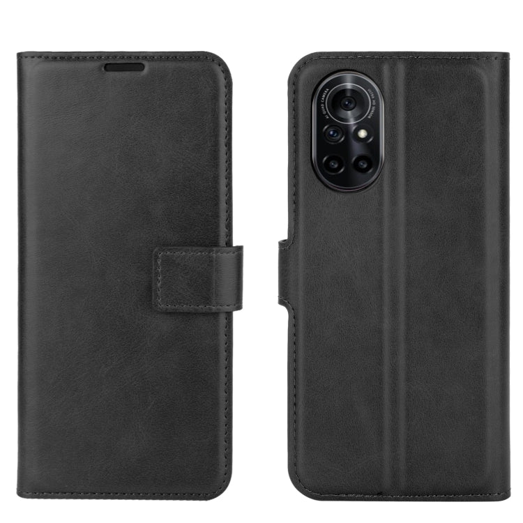 For Huawei Nova 8 5G Retro Calf Pattern Buckle Horizontal Flip Leather Case with Holder & Card Slots & Wallet