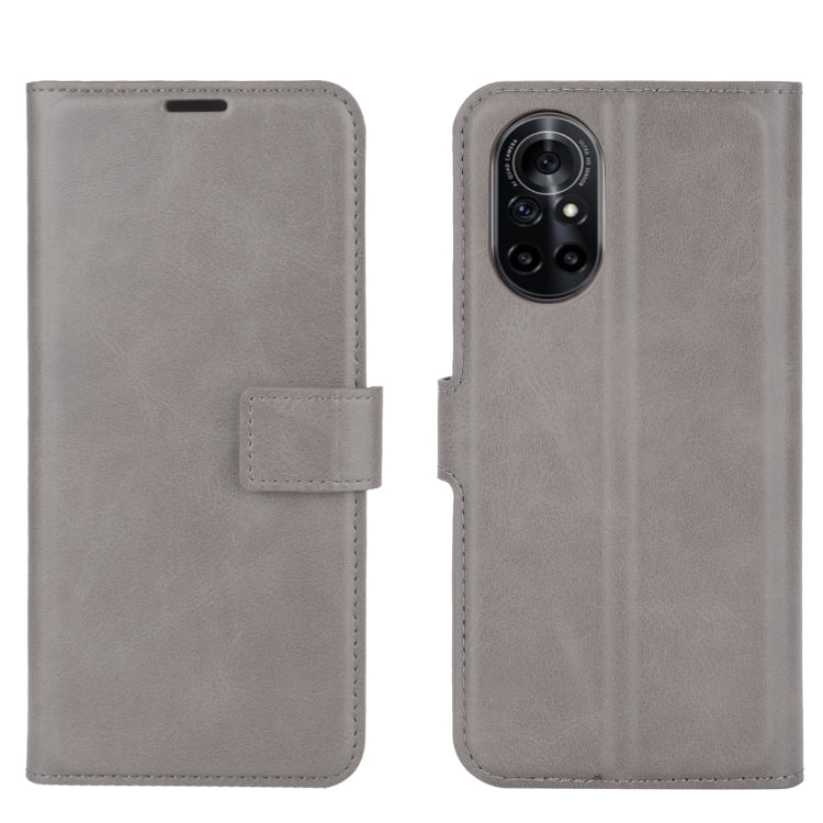 For Huawei Nova 8 5G Retro Calf Pattern Buckle Horizontal Flip Leather Case with Holder & Card Slots & Wallet