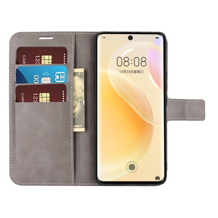 For Huawei Nova 8 5G Retro Calf Pattern Buckle Horizontal Flip Leather Case with Holder & Card Slots & Wallet