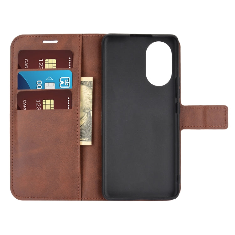 For Huawei Nova 8 5G Retro Calf Pattern Buckle Horizontal Flip Leather Case with Holder & Card Slots & Wallet