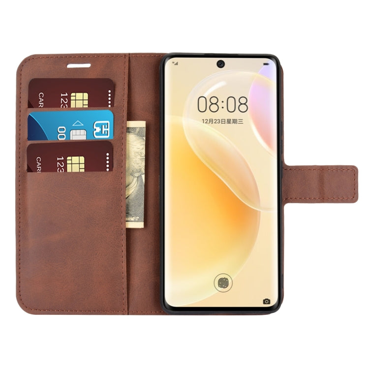 For Huawei Nova 8 5G Retro Calf Pattern Buckle Horizontal Flip Leather Case with Holder & Card Slots & Wallet