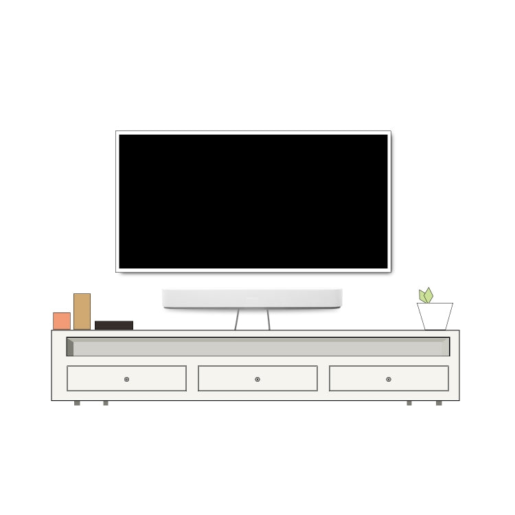 Wall Mount Holder Sound Bar Max Load-Bearing 15KG Speaker Wall Mount for Sonos Beam