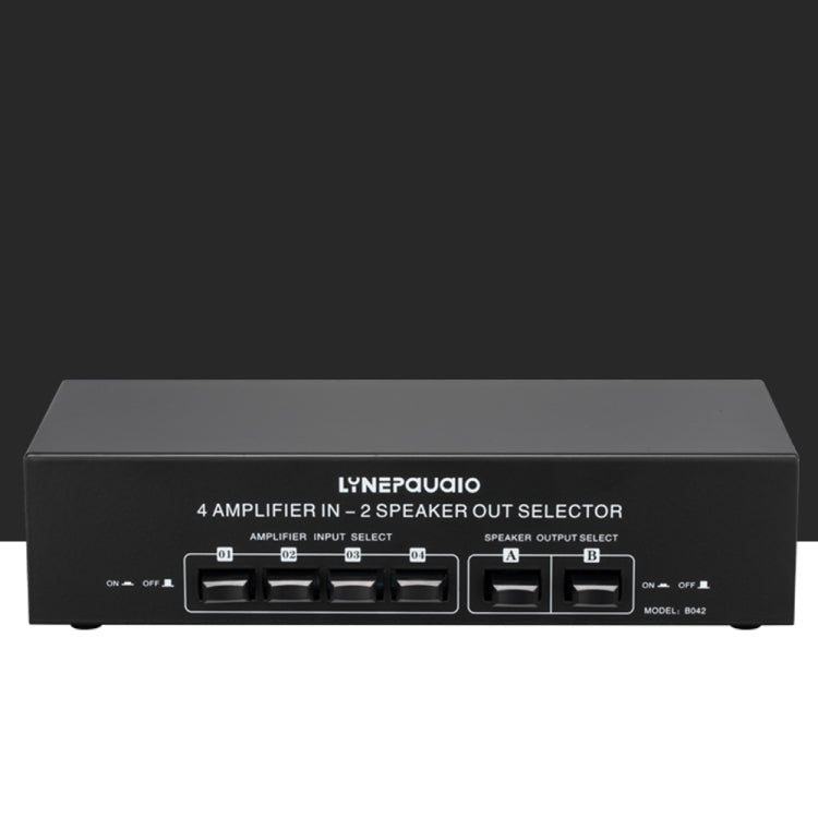 4 Input 2 Output Power Amplifier And Speaker Switcher Speaker Switch Splitter Comparator 300W Per Channel Without Loss Of Sound Quality
