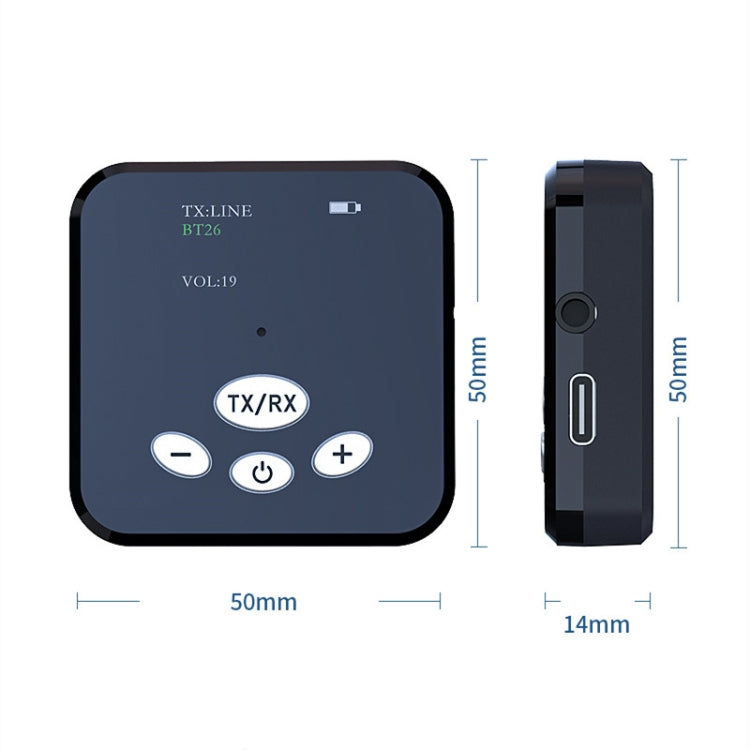 YET-T5 OLED Bluetooth 5.0 2-in-1 Car Home TV Computer Audio Receiver Transmitter