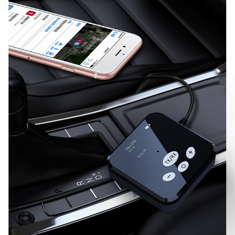 YET-T5 OLED Bluetooth 5.0 2-in-1 Car Home TV Computer Audio Receiver Transmitter