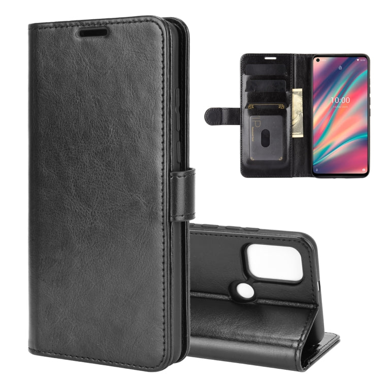 For wiko view 5 R64 Texture Single Horizontal Flip Protective Case with Holder & Card Slots & Wallet& Photo Frame
