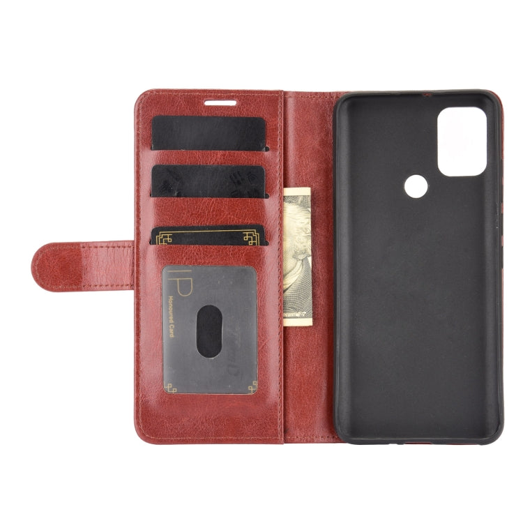 For wiko view 5 R64 Texture Single Horizontal Flip Protective Case with Holder & Card Slots & Wallet& Photo Frame