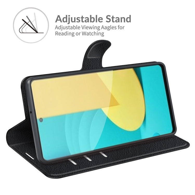 For LG Stylo 7 5G Litchi Texture Horizontal Flip Protective Case with Holder & Card Slots & Wallet