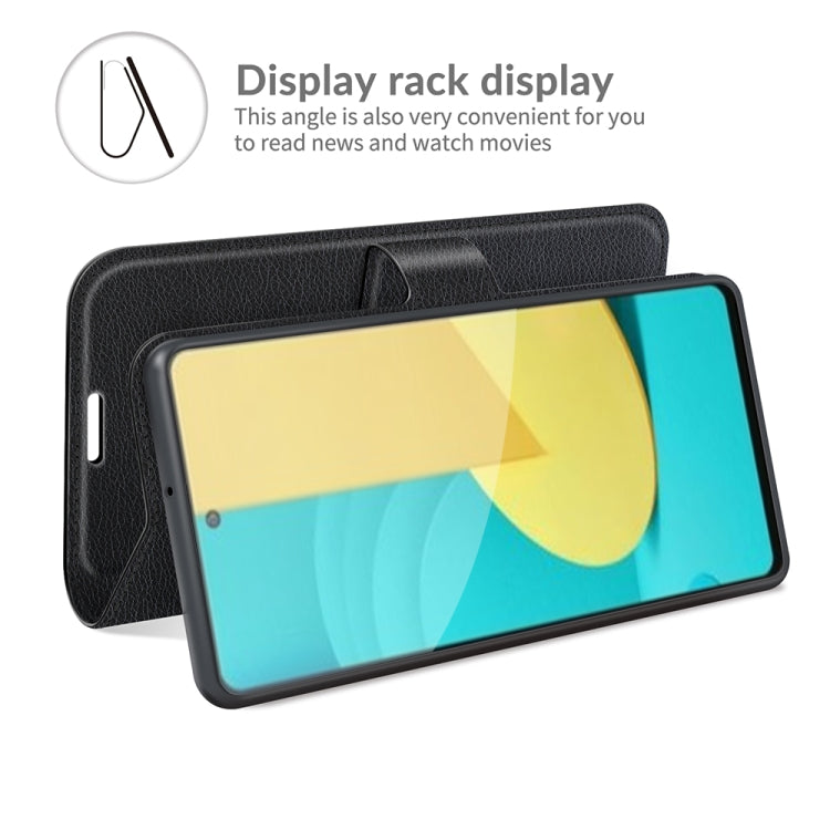 For LG Stylo 7 5G Litchi Texture Horizontal Flip Protective Case with Holder & Card Slots & Wallet