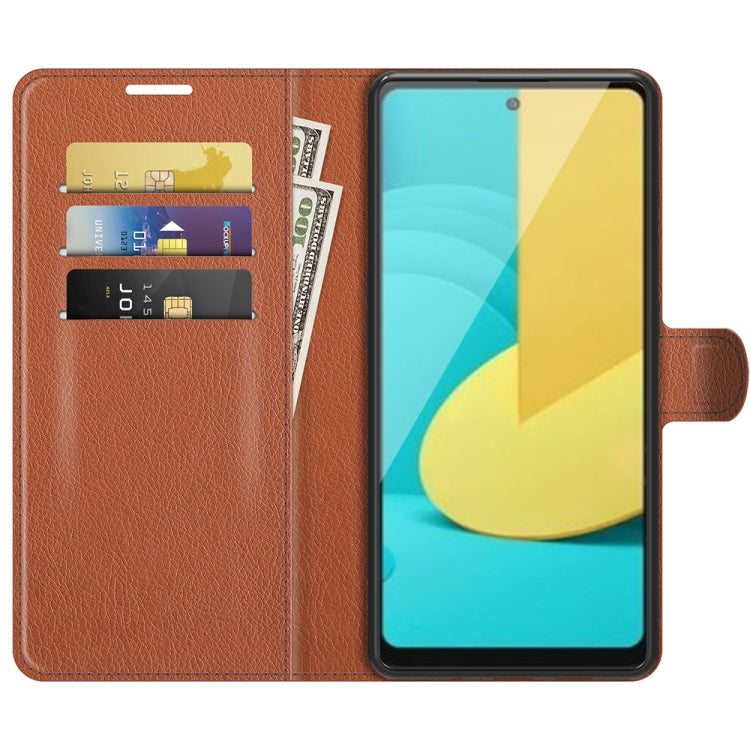 For LG Stylo 7 5G Litchi Texture Horizontal Flip Protective Case with Holder & Card Slots & Wallet