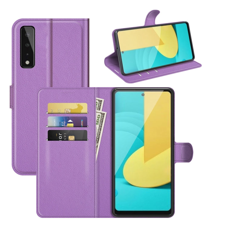 For LG Stylo 7 5G Litchi Texture Horizontal Flip Protective Case with Holder & Card Slots & Wallet