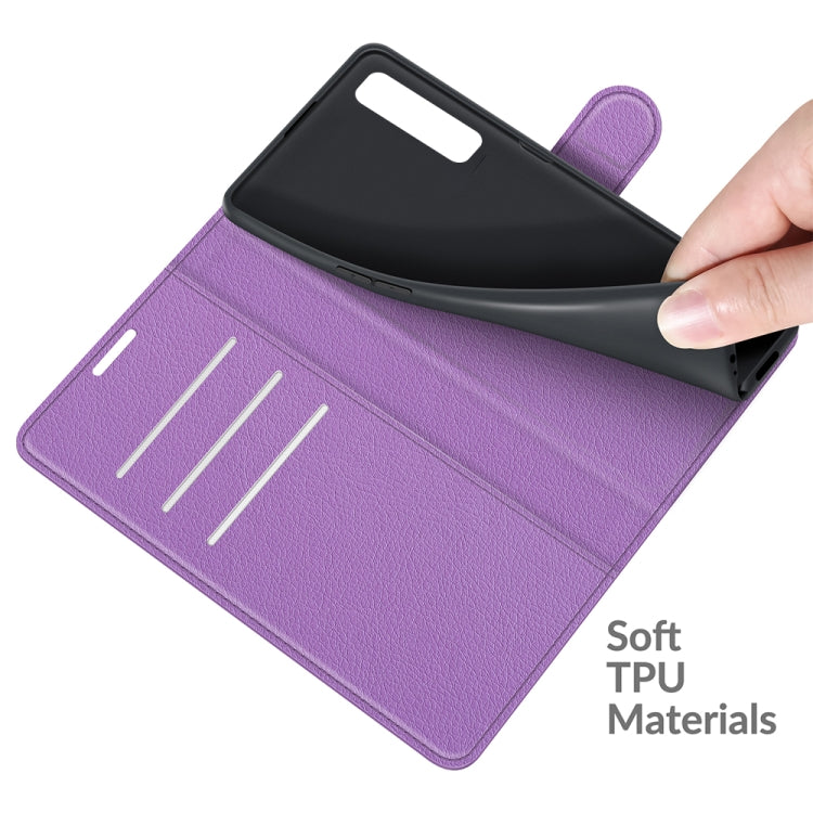 For LG Stylo 7 5G Litchi Texture Horizontal Flip Protective Case with Holder & Card Slots & Wallet