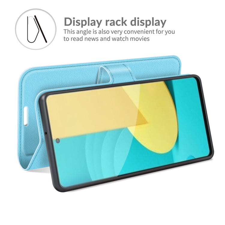 For LG Stylo 7 5G Litchi Texture Horizontal Flip Protective Case with Holder & Card Slots & Wallet